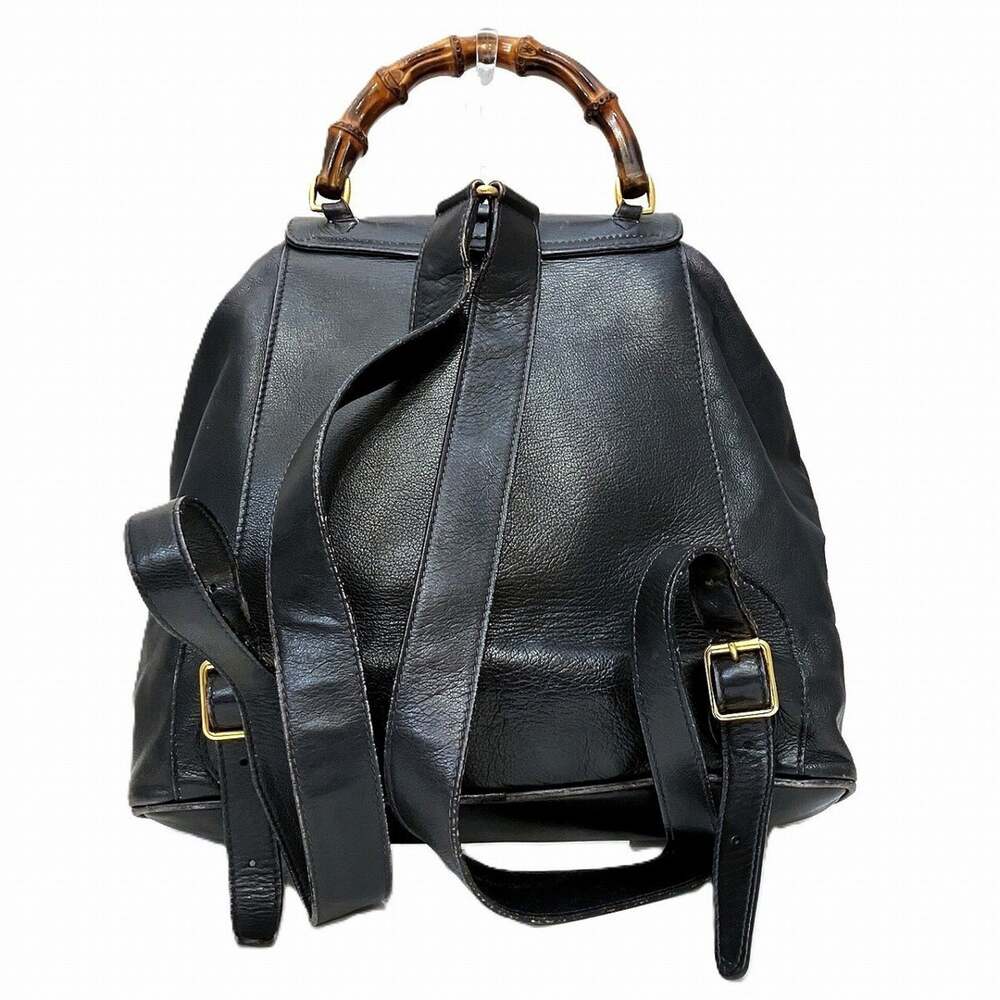 Gucci Vintage Bamboo Backpack Leather #266838G42B - Picture 2 of 9